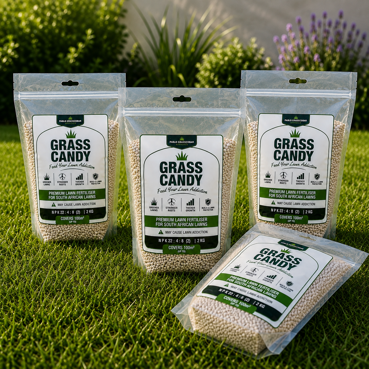 4 × 2kg Bags | The Full Lawn Addiction